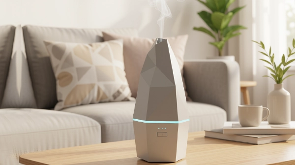 living room IoT smart scent diffuser Tailored for modern smart homes with remote app-controlled aroma diffuser