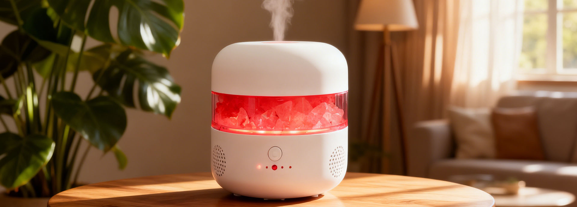 Product-KS2501-02-3 Essential Oil Diffuser with Himalayan Salt Rock